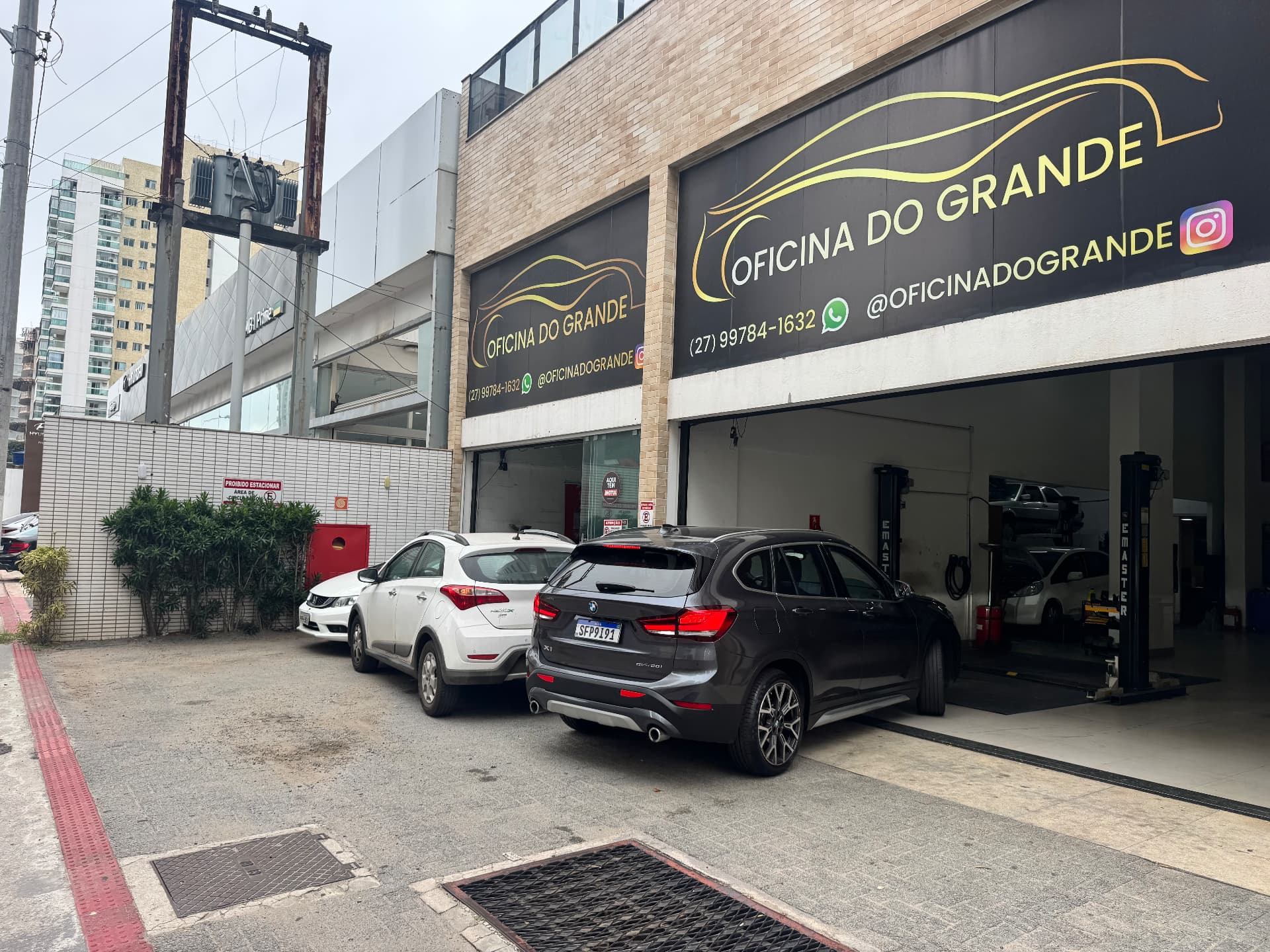 Fachada da Oficina do Grande em Vila Velha